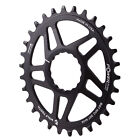 Wolf Tooth Components Elliptical Cinch Boost Chainring (Hg+), 30T - Black