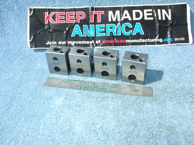 MOORE TOOL Co. BLOQUES (4) BLOQUES PARALELOS FABRICANTE DE HERRAMIENTAS MAQUINISTA INSPECCIÓN CONJUNTO 2 Foto 1 de 4