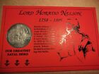 1980 GIBRALTAR | ONE CROWN COIN CELEBRATING LORD HORATIO NEL 1980 GIBRALTAR | ONE CROWN COIN CELEBRATING LORD HORATIO NEL