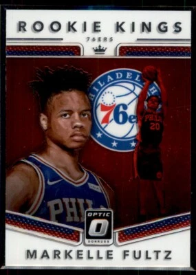 2017-18 Donruss Optic Rookie Kings Markelle Fultz Philadelphia 76ers #1 - Image 1 of 2
