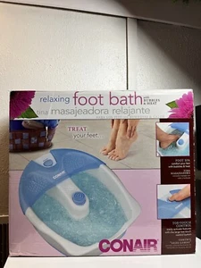 Conair Bubbling Foot Spa Massage Bath with Heat & Bubbles Relaxing Foot Bath - Picture 1 of 5