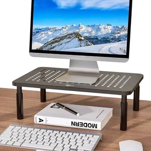 WALI Monitor Stand Riser Adjustable Laptop Stand Holder 3 Height Adjust. NEW - Picture 1 of 8