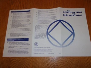 NARCOTICS ANONYMOUS  "Service Pamphlet" RECALLED BACK IN 2007 ORIGINAL ITEM 7/07 - Picture 1 of 4