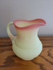Vintage Fenton Burmese Satin Pitcher