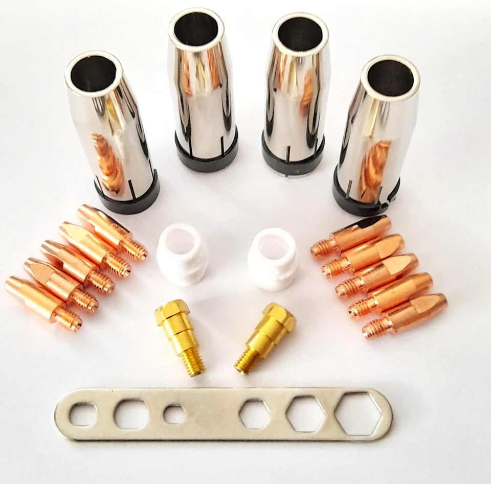 MIG/MAG Teile Set für MB24 - Stromdüsen (Ø wählbar)-Verschleißteile MB24/AW240