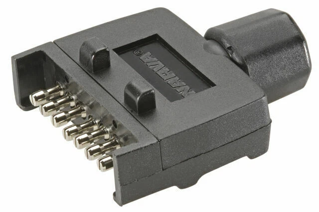 NARVA 82141BL 7 Pin Flat Quickfit Trailer Plug