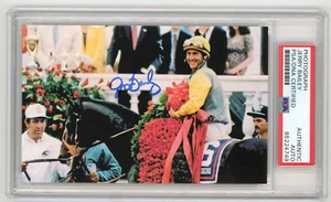 JERRY BAILEY Signed Photo -1993 Kentucky Derby Winner - Horse Racing Jockey- PSA - Picture 1 of 2
