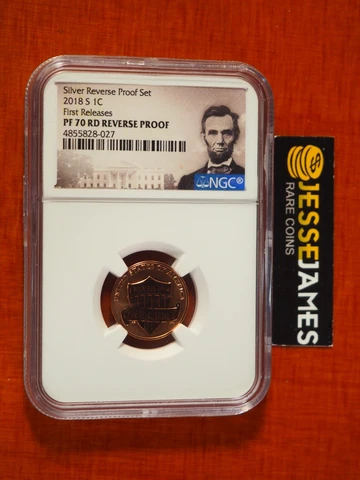 2018 S REVERSE PROOF LINCOLN CENT NGC PF70 FIRST RELEASES LINCOLN LABEL Cover