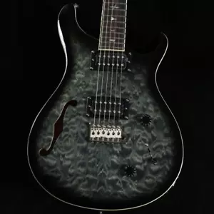 PRS SE Custom 22 Semi Hollow Quilt Charcoal Burst Limited Edition mit Gigbag - Bild 1 von 9