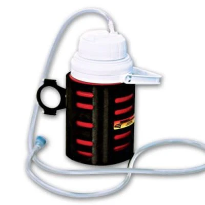 Longacre 52-22553 42 oz. Aluminum Drink Holder - 60" Hose; For 1-1/2" Roll Bar - Image 1 of 3