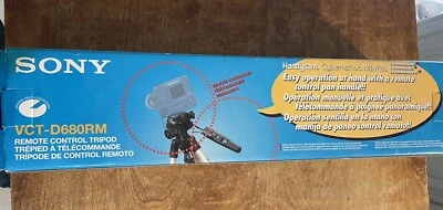 Sony VCT-D680RM Remote Control Tripod With Carrying Case New In Box - Image 1 of 4