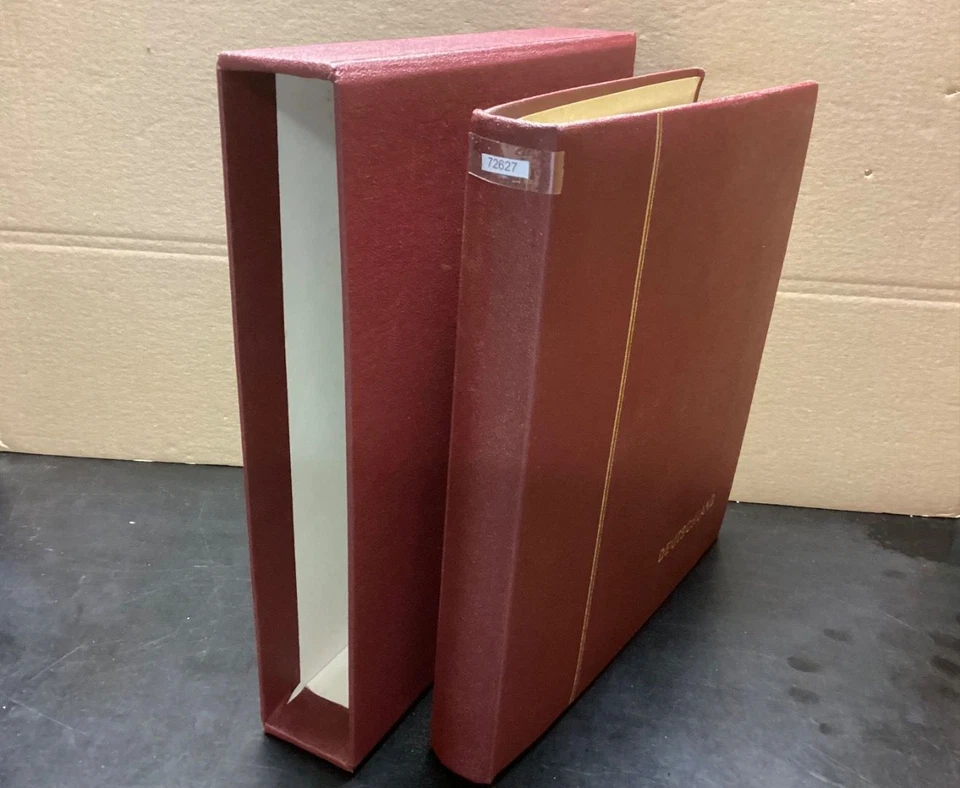 Safe Reliure à Anneaux + Cassette (14 Anneaux) 1 Fois Utilisé Vide Rouge - Photo 1/1