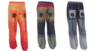 Leichte Hose breites Bein Hippie Alibaba Harem Baggy Boho Hose Aladdin Yoga S53 - Bild 1 von 12