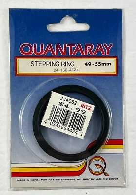 NEW - Quantaray Stepping Ring 49-55MM  LC44 - Image 1 of 4