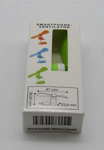Smartphone Ventilator grün 87x38,25x23,6mm - NEU & OVP - - Bild 1 von 2