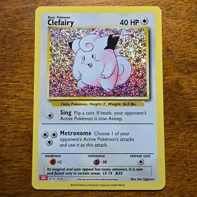 Clefairy 013/034 - CLC Classic Collections Holo Variant - Pokémon TCG Card NM - Image 1 of 3