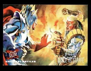 1995 Fleer Ultra X-MEN #128 Cable vs Staff - Picture 1 of 2
