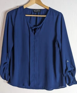 Blusa Sweet Wanderer Mujer Azul Manga Larga Talla L. - Imagen 1 de 7