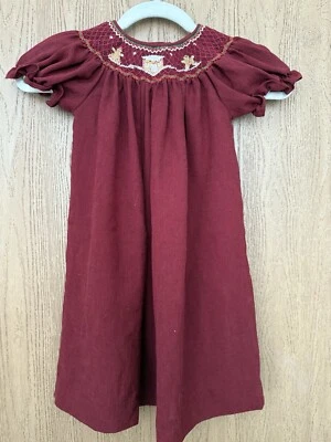 ROSALINA - Vestido VACACIONES Niñas Calado - Rojo - Talla 2T bin17 Foto 1 de 4