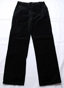 Gymboree Boy's All Dressed Up Straight Leg Velvet Dress Pants LB3 Black Size 12 - Picture 1 of 4