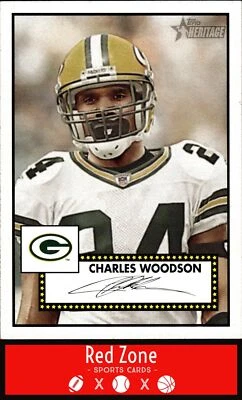 2006 Topps Heritage - #130 Charles Woodson NM. - Image 1 of 2