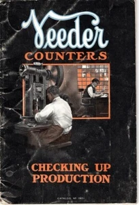 VEEDER SPEED COUNTERS 1901 CATALOG CYCLOMETERS ODOMETERS TACHOMETERS CASTINGS+ - Imagen 1 de 6