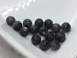 15 labradorite,semi precious natural gemstone beads 6mm, all different - Picture 1 of 2