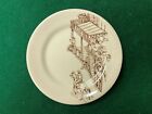 Western theme, china, bread plate, mint condition