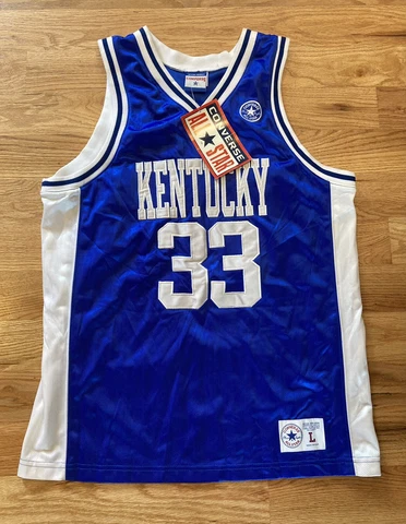 Vintage Converse Kentucky Wildcats NCAA Ron Mercer #33 Basketball Jersey Large Cover