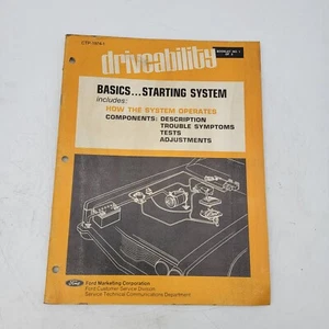 Ford Motor Company Conducebility-Basics... Manual del sistema de arranque para 1973-1974 - Imagen 1 de 5