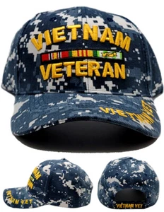 Nuevo Sombrero Gorra Era Camuflaje Digital Gris Militar Veterano Vietnam Nivel Superior - Imagen 1 de 8