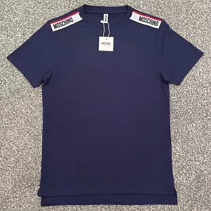 Camiseta Moschino Tape En Azul Marino ⭐️ 100% AUTÉNTICA ⭐️ TALLA M - Imagen 1 de 2