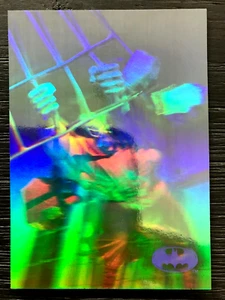 1996 SKYBOX DC BATMAN HOLOGRAM SERIES - BANE - NO. 9 - Picture 1 of 2
