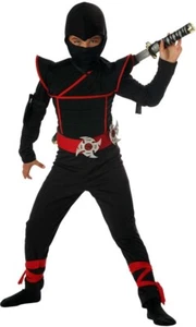 California Costume Stealth Ninja Child Boys Occupations Size M - Missing part - Picture 1 of 5