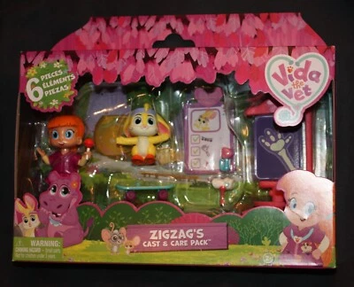 Nuevo juego de figuras Spin Master Vida The Vet Zigzag's Cast & Care Pack Foto 1 de 4