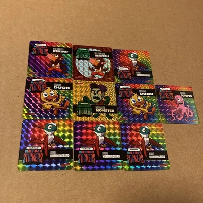 Veefriends Mini Stickers 10 sticker lot - Gold Monster NYCC Exclusive 2025 - Image 1 of 2