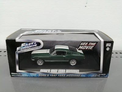 Greenlight Ford Mustang 1967 FAST FURIOUS 1 43 Mini ar - Image 1 of 4