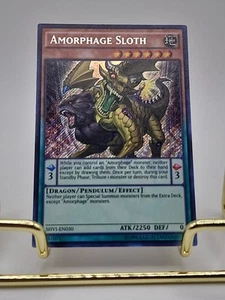 Yugioh Amorphage Sloth SHVI-EN030 Secret Rare Very Light Play - Picture 1 of 8