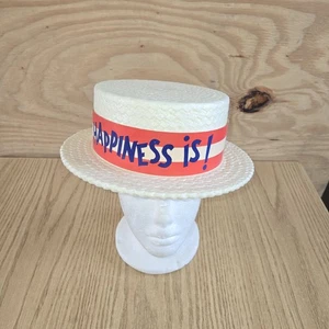 Vintage 1967 Election Night Styrofoam Campaign Hat? Party Red White - Picture 1 of 5