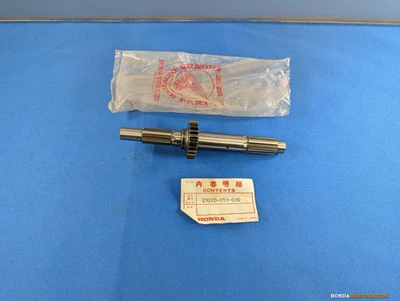 Contraeje de transmisión Honda CT70H 4 velocidades (1972-1973) 23220-053-030 NOS Foto 1 de 4