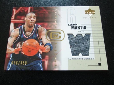 Tarjeta de camiseta usada en el juego Kenyon Martin 2005 UD GLASS CLEARCUT GANADORES # 36/350 Foto 1 de 4