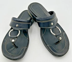 Cole Haan NikeAir Damengröße 5,5 B Schlappen Sandalen schwarz Clog Flip Flop - Bild 1 von 12