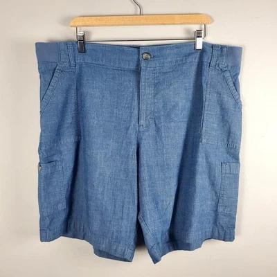 Lee Bermuda Denim Shorts - Women’s Plus Size 20 - Blue - Image 1 of 4
