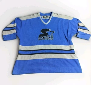 Vintage 90's Starter Hockey Jersey Shirt Men's Size XL Y2K Big Logo - Picture 1 of 8