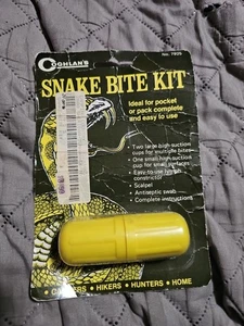 Vintage 1978 Coghlans Snake Bite Kit NOS Unused Sealed On Card - Picture 1 of 5