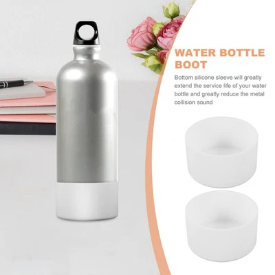  2 Pcs Custodia Per Bottiglia D'acqua Manicotto Della Tazza in Silicone - Immagine 1 di 4