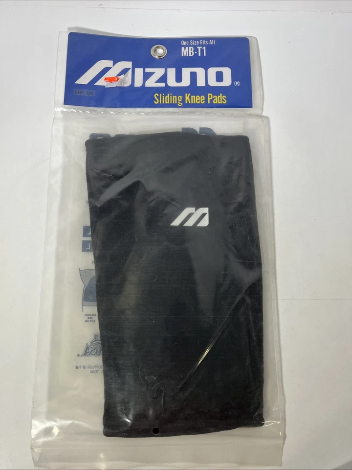 Mizuno Sliding Knee Pads Left Leg Black MB-11 One Size Fits All - Image 1 of 4