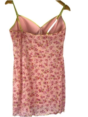 Victoria's Secret Lencería Para Mujer S/P Sexy Floral Babydoll Vestido Sin Mangas Babydoll Foto 1 de 4