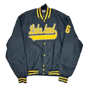 Lakeland Holloway Varsity Jacket - 2XL Grey Polyester - Picture 1 of 7