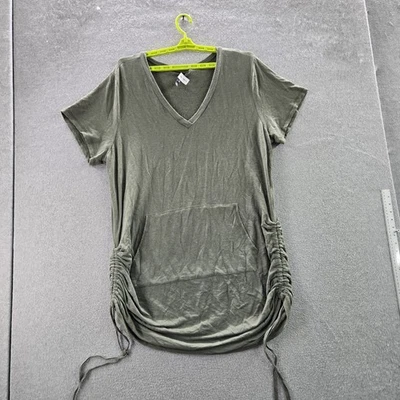 Ropa de dormir para mujer Torrid 3 pijama verde top cordón bolsillo manga corta Foto 1 de 4